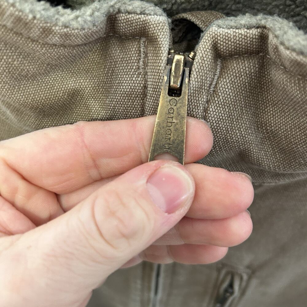 Vintage Carhartt Sherpa-Lined Muskegon “Frontier Brown” - Picture 14 of 14